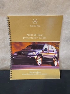 2000 Mercedes-Benz M Class Presentation Guide Dealership Brochure - Picture 1 of 13
