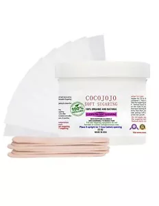 Cera zuccherina dolce depilazione zuccherina morbida 33 oz + 100 strisce + 6 spatole - Foto 1 di 1