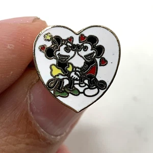 Anillo Corazón Vintage Walt Disney Mickey & Minnie Mouse Talla 4.5 - Imagen 1 de 2
