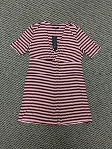 NWT RACHEL ZOE A PEA IN A POD STRIPED DRESS MATERNITY MEDIUM - Picture 1 of 9