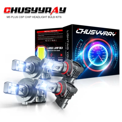 For Mazda 3 2004-2009 Xenon White 6000K High/Low Beam Headlight Bulbs Kit - Image 1 of 4