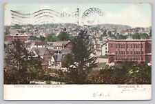 Sectional View From Social District Woonsocket Rhode Island RI UDB Postcard 1907