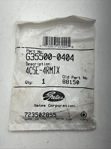 Gates Hydraulic Hose Part G35500-0404 4C5E-4RMIX 88150 723502855 - Picture 1 of 6