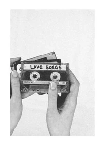 Poster Love Songs Poster da parete arredo camera casa Stampa di qualita declea - Picture 1 of 29