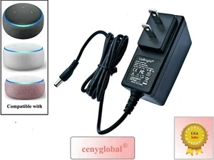 NEW AC Adapter For Amazon Echo Dot 3rd Generation Smart Speaker 15W Power Supply - Picture 1 of 5