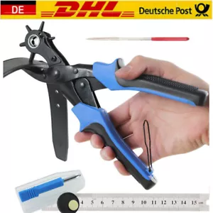 Für LEDER FILZ STOFF REVOLVERLOCHZANGE PROFI GÜRTELLOCHZANGE LOCHZANGE - Bild 1 von 7