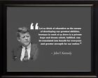 John F. Kennedy Let Us Think Posterdruck Bild oder gerahmte Wandkunst