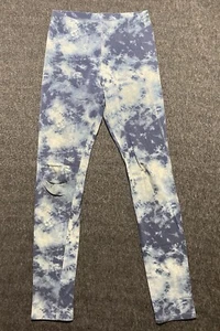 Old Navy Active Blue White Tie Dye Athletic Leggings Size XL-14/16 - Picture 1 of 9