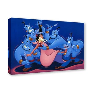 Genie at Your Service 16Hx24W Disney Fine Art by Tim Rogerson - Picture 1 of 1