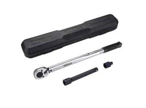 Mechanics Tool 1/2" Drive Click Torque Ratchet Wrench Handle w/ Extension Bar - Picture 1 of 7