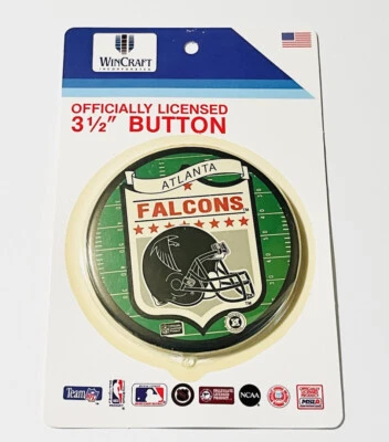WinCraft Licencia Oficial 3 1/2" Botón Atlanta Falcons De Colección Foto 1 de 2