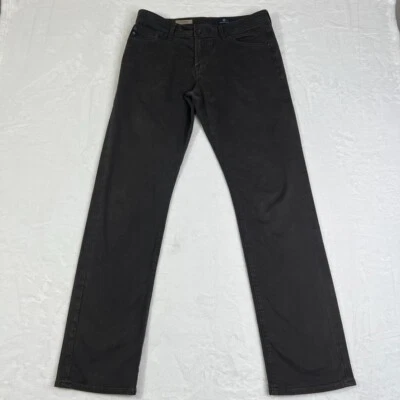 Pantalones elásticos grises AG Adriano Goldschmied The Graduate para hombre 30x32 negros a medida Foto 1 de 4