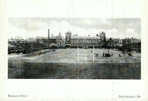 *PA Postcard-"Franklin Field"   *Philadelphia. PA.  *{C02} - Picture 1 of 2