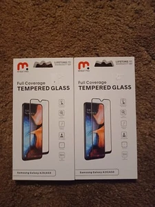 2 Mybat Pro Samsung Galaxy A20 / A50 Screen Protectors Tempered Glass Full... - Picture 1 of 2