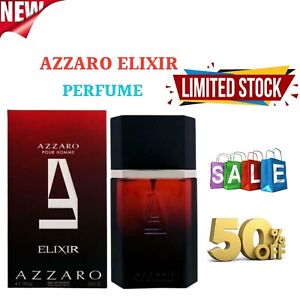Azzaro Elixir Pour Homme Spray 3.4 Fl. Oz For Men's Eau De Toilette Spray 100ml