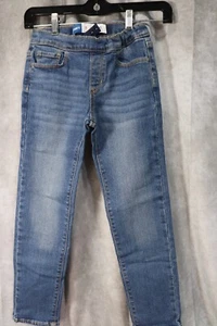 Old Navy Girls Skinny Built In Tough Denim Pull On Jeans Size Medium - Picture 1 of 3