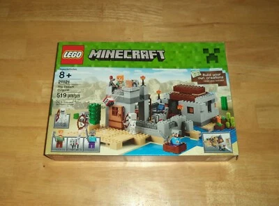 LEGO Minecraft 21121 The Desert Outpost Sealed Bags with Box Instructions *READ* - Image 1 of 4