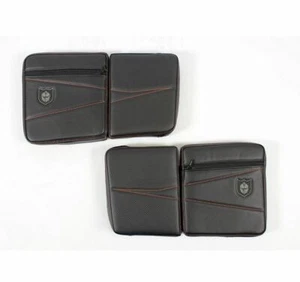 Pro Armor Stock Rear Door Knee Storage Pads Black / Orange Polaris RZR XP 4 1000 - Picture 1 of 2