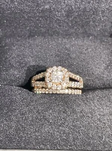 1 Carat  T.W. Diamond Set in 14k Rose Gold zales - Picture 1 of 5