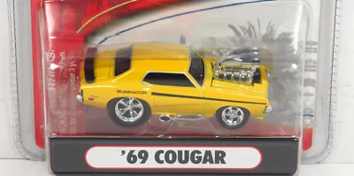 Muscle Machines 2006 Released 1969 Mercury Cougar Eliminator 69 Yellow Car 1:64 - Image 1 of 4