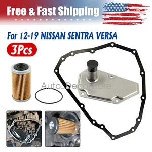 CVT Transmission Oil filter w/ Pan Gasket for NISSAN SENTRA VERSA JF015E RE0F11A - Picture 1 of 13