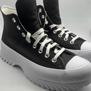 Converse Chuck Taylor All Star Leather Lugged 2.0 Black Sneaker Herren 8 / W10 Neu mit Karton - Bild 1 von 10