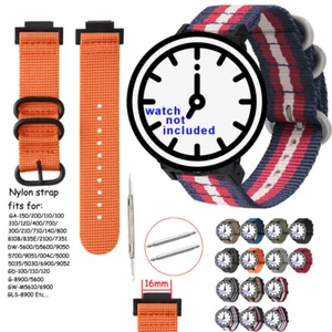 Nylon Strap for DW5600 GLS8900 GA-110 200 GWX-5600 Replacement Sport Watch Band - Picture 1 of 53