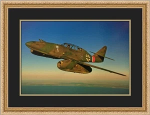 Impresión enmarcada personalizada Ghosts Aircrafts Messerschmitt ME 262 B-1c Swallow - Imagen 1 de 2