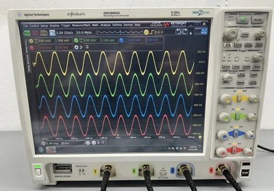 Osciloscopio de señal mixta Keysight Agilent MSO9404A con SSD, opts, sonda MSO Foto 1 de 4