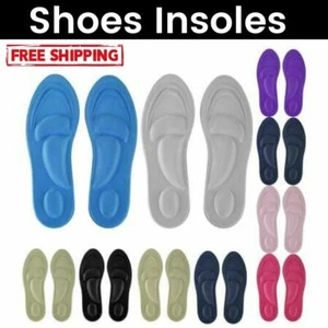 Work Boot Inner Soles Foot Inserts Arch Support Insoles Hiking Trainer - Picture 1 of 12