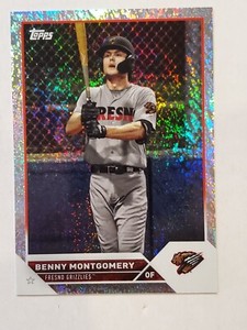 BENNY MONTGOMERY 2023 Topps Pro Debut SPARKLE FOIL PARALLEL #'d 78/175 Rockies