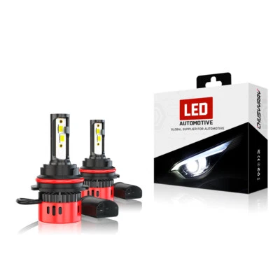 for International 4300 4400 4300LP 2011-2018 2Pcs 9007 LED Headlight Bulbs 6000K - Image 1 of 4