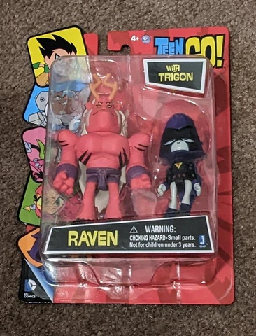 Teen Titans Go - RAVEN figure with TRIGON Cover
