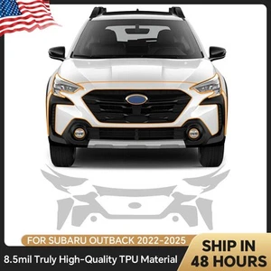 For Subaru Outback 2022-2025 Front Bumper Precut Paint Protection Film Clear PPF - Picture 1 of 20
