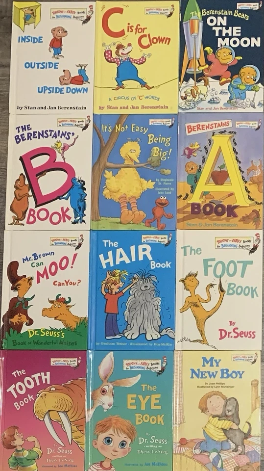 Lot Of 12: Dr. Seuss Bright & Early Books For Beginning Beginners Set VERY GOOD! - Image 1 of 3