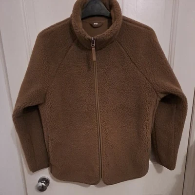 Size 16, Teddy Bear Hip Length Jacket, spice, pockets ,Mark's And Spencers Bnwot - Image 1 of 4