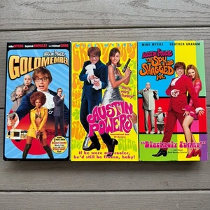 VHS Lot 3:Austin Powers Goldmember, Spy Who Shagged Me, International Man Comedy - Imagen 1 de 10