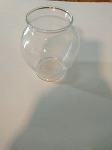 Decorative Flower VASE On Round Base Clear Glass 5” Decor Classy - Picture 1 of 5