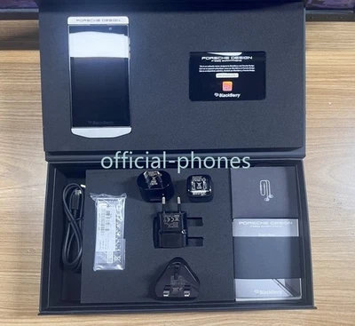 BlackBerry Porsche Design P'9982 Original Mobile Phone 4.2''64GB Silver Unlocked - Image 1 of 4