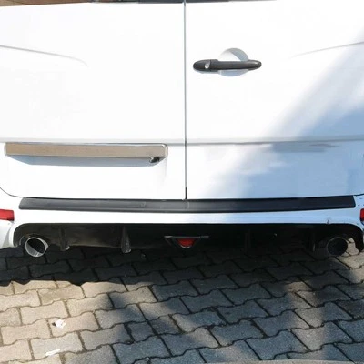 Rear Bumper Sill Cover Protector for Mercedes Sprinter W907 910 2019-2025 Matte - Изображение 1 из 4