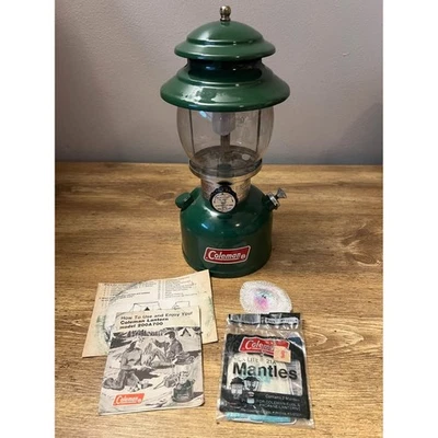 Linterna de un solo manto verde Coleman vintage modelo 200A700 7-1981 Foto 1 de 4