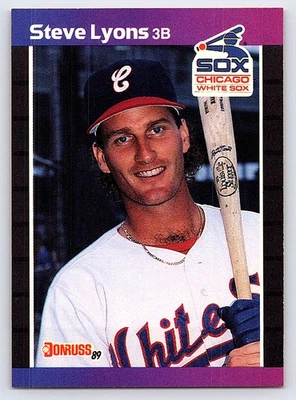 1989 Donruss #253 Steve Lyons Chicago White Sox - Image 1 of 2