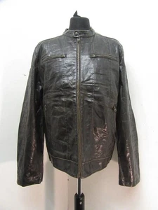 Levi faux leather cafe racer style jacket size XL - Picture 1 of 17