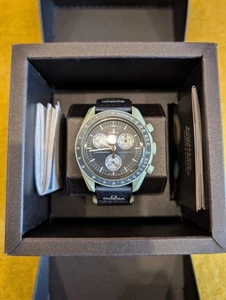 OMEGA X SWATCH SpeedMaster MoonSwatch Chronograph MISSION ON EARTH - Picture 1 of 14