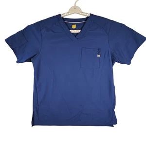 Blusa Médica WonderWink Para Hombres Azul Cuello en V Ajuste Moderno Talla L G Estilo 6355 - Imagen 1 de 9