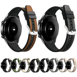 Sports Leather+Silicone Band Strap for Samsung Galaxy Watch 6 5 Pro 4 42/46/47mm - Picture 1 of 22