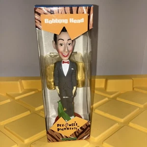 Pee Wee Herman Wackelkopf Spielhaus Figur Spielzeug 2000 Paul Reubens neu versiegelt - Bild 1 von 6