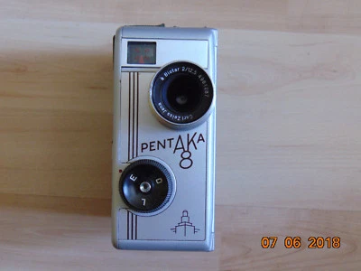 Pentacon 8mm Schmalfilmkamera Pentaka 8- Biotar 2/12,5 Carl Zeiss Jena mit Tasch - Bild 1 von 4