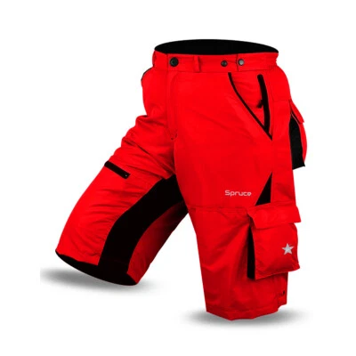 MTB Cycling Shorts Off Road Bike Coolmax Padded Detachable Liner Baggy Knicks - Image 1 of 4