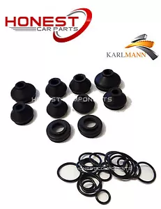 UNIVERSAL BALL JOINT TRACK ROD END RUBBER DUST COVER KIT FITS ALL CARS Karlmann - Picture 1 of 5